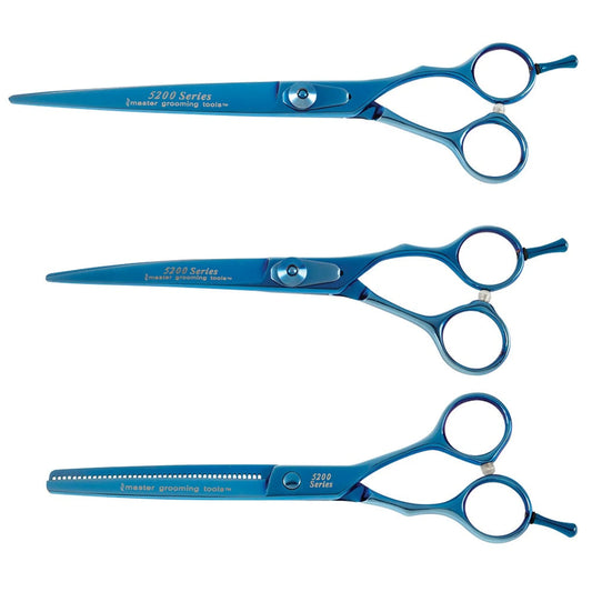 MGT 5200 Blue Titanium Professional Grooming Shear Kit 3pc