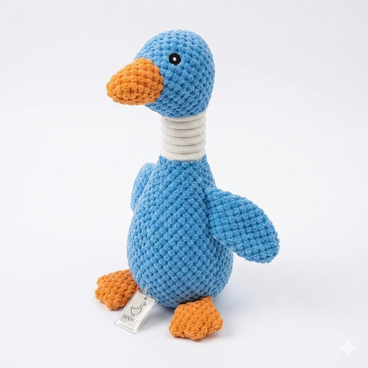 Durable Goose Plush Dog Toy – Built for Tug & Tough Play