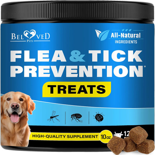 Flea and Tick Prevention Chewable Pills for Dogs