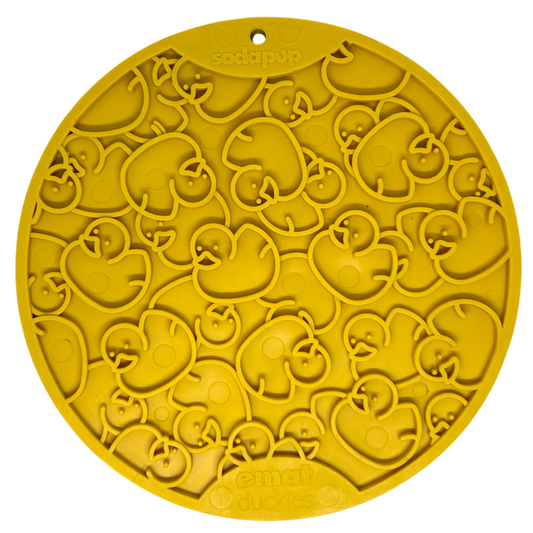 Rubber Duckies emat - Enrichment Lick Mat for Dogs and Cats