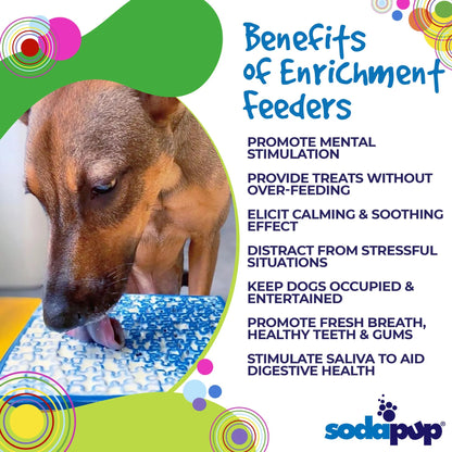 Jigsaw Puzzle eMat - Enrichment Lick Mat for Dogs and Cats
