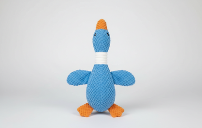 Durable Goose Plush Dog Toy – Built for Tug & Tough Play
