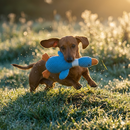 Durable Goose Plush Dog Toy – Built for Tug & Tough Play