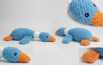 Durable Goose Plush Dog Toy – Built for Tug & Tough Play